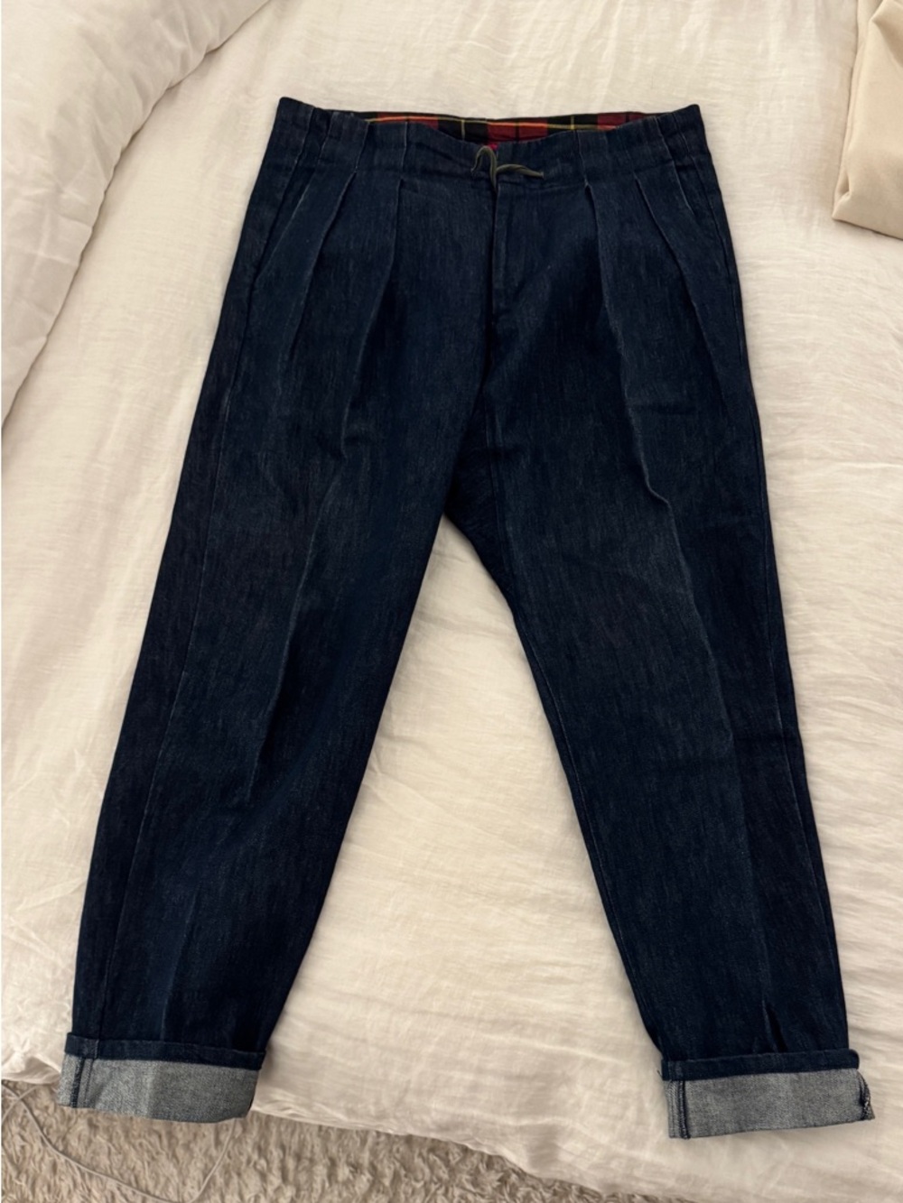 Monitaly Dark Indigo Relaxed Fit Men's Jeans